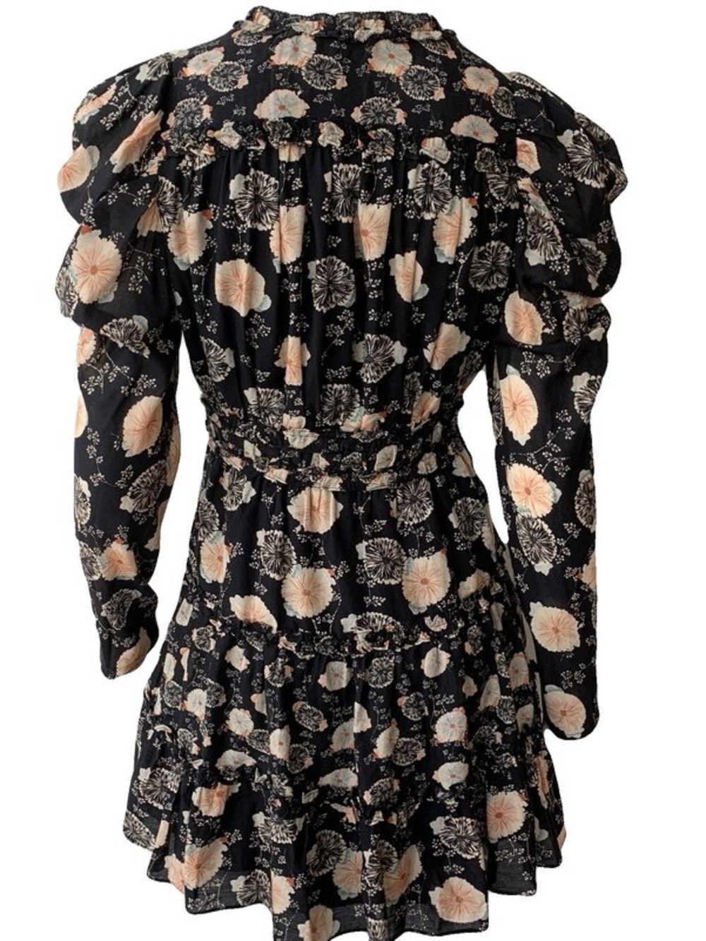 Ulla Johnson Winsor Mini Dress Noir Floral size 8 - Picture 3 of 14